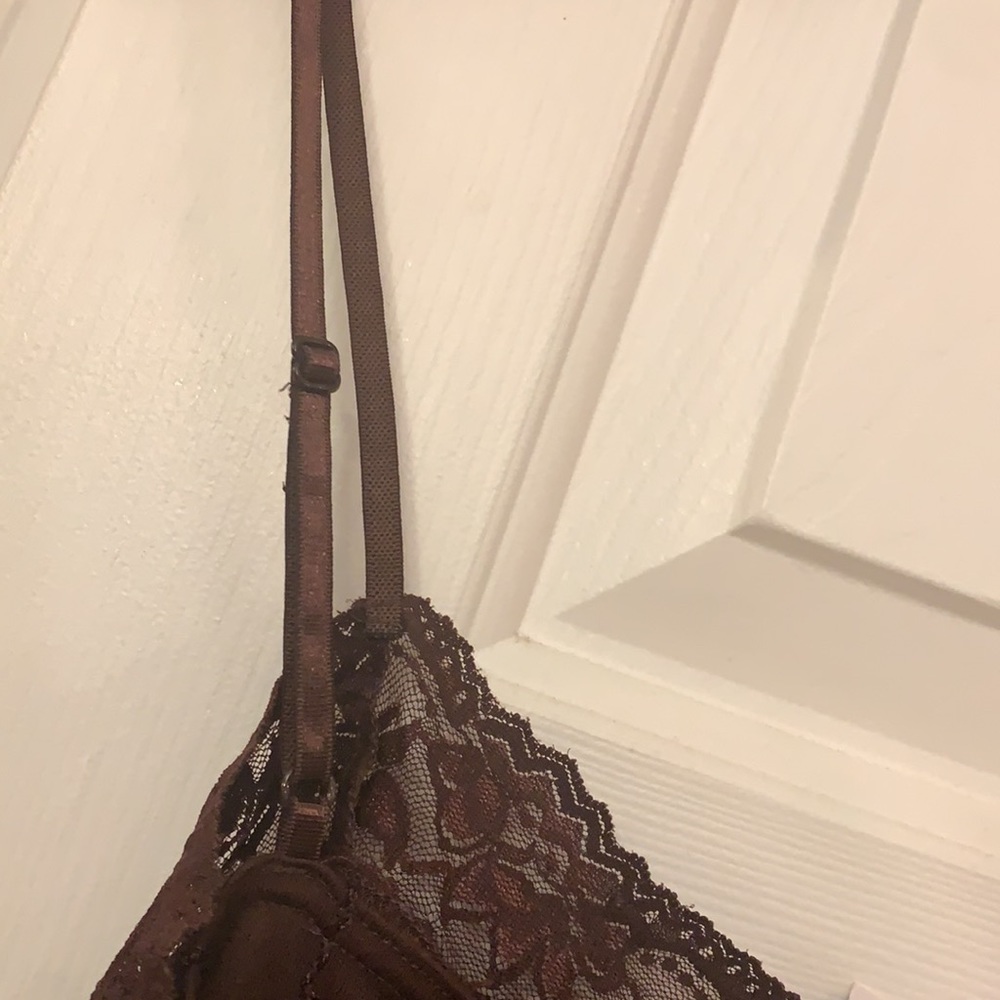 Self Esteem Brown Lace-Trim Cami Tank Top - Picture 12 of 12